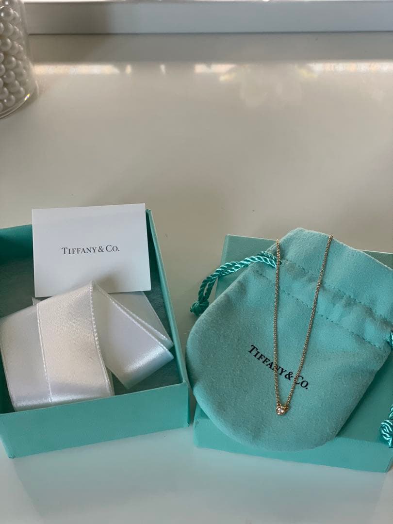 Tiffany & Co. バイザヤードローズゴールドネックレス