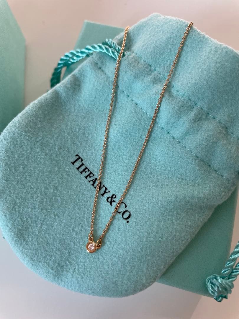 Tiffany & Co. バイザヤードローズゴールドネックレス