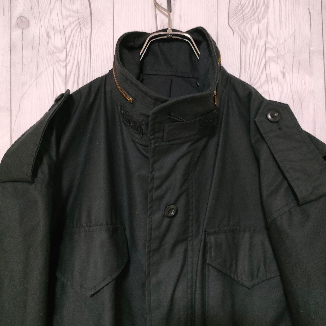 アルファ社 M-65 フィールドジャケット ミリタリー 黒 ブラック XL 美品