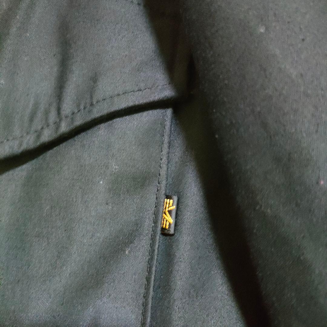 アルファ社 M-65 フィールドジャケット ミリタリー 黒 ブラック XL 美品