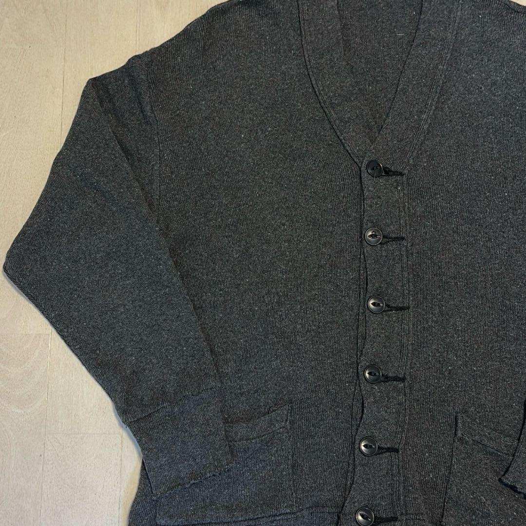 50s ごま塩　スウェットカーディガン　salt and pepper コットン