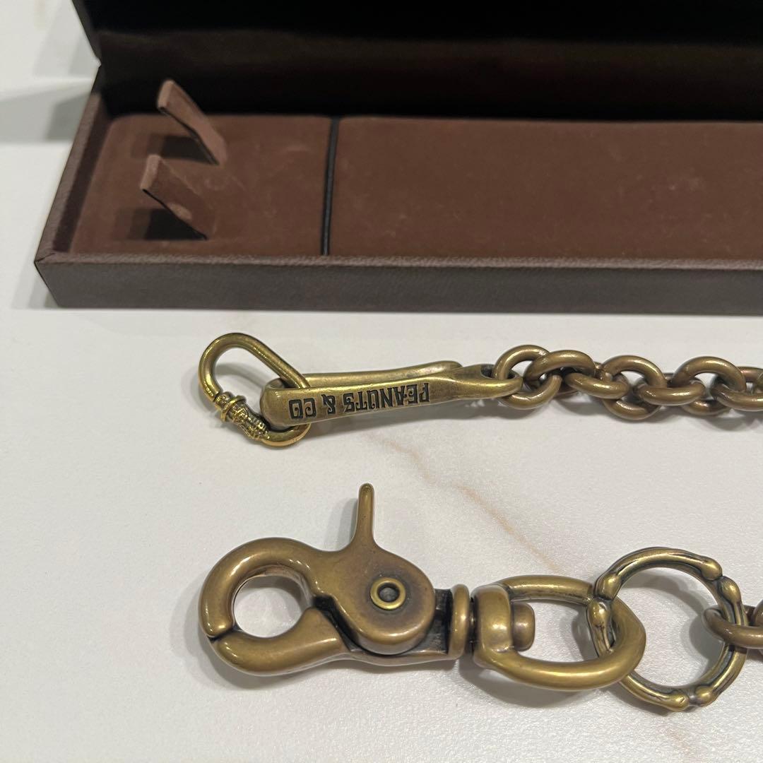 【Peanuts&Co】BULL WALLET CHAIN BRASS チェーン