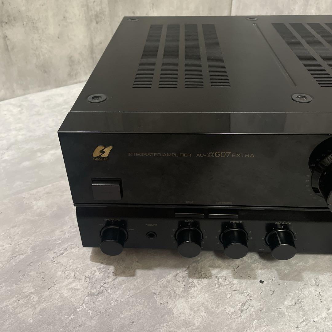 希少・無印 SANSUI AU-α607 EXTRA サンスイ アンプ 現状品
