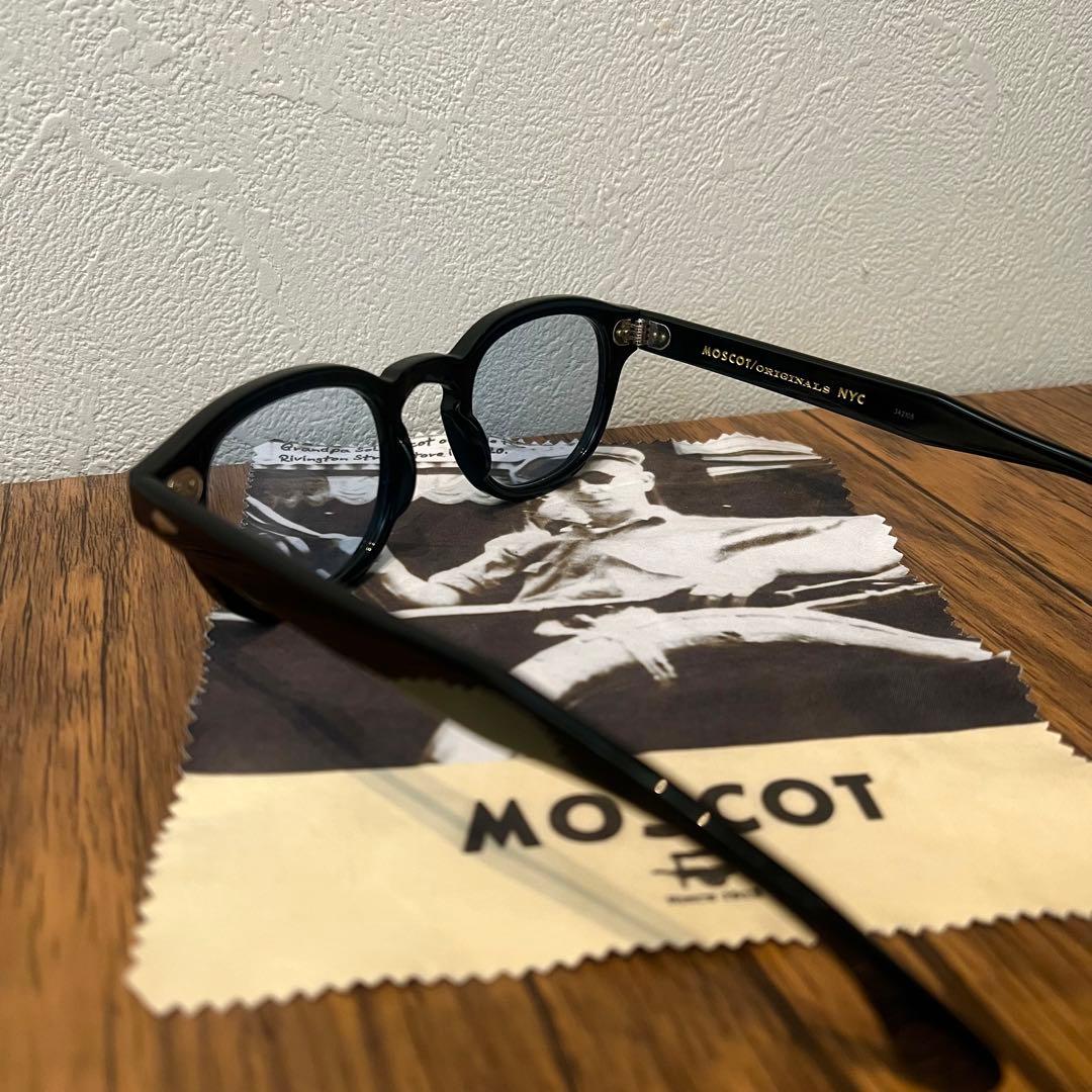 MOSCOT LEMTOSH サングラス 46 ブラック ブルーレンズ