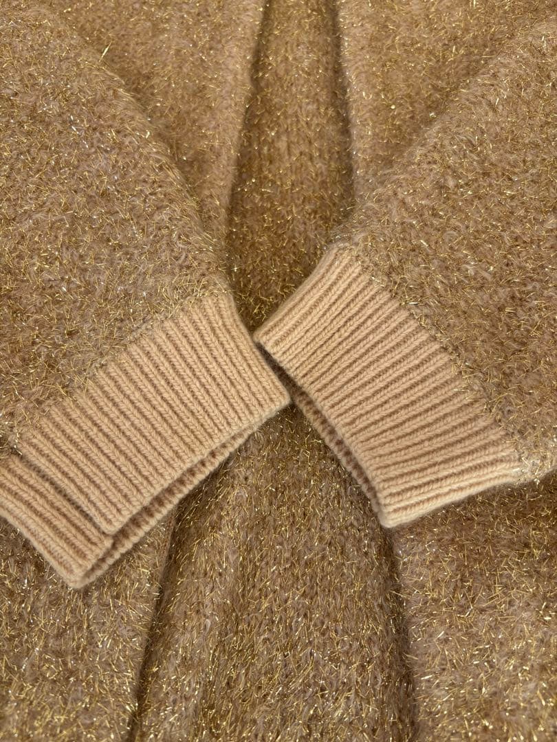 Drawerラメカーディガン