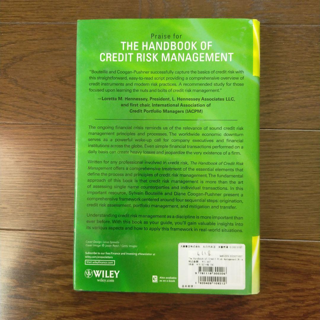 ビジネス・経済 THE HANDBOOK OF CREDIT RISK MANAGEMENT