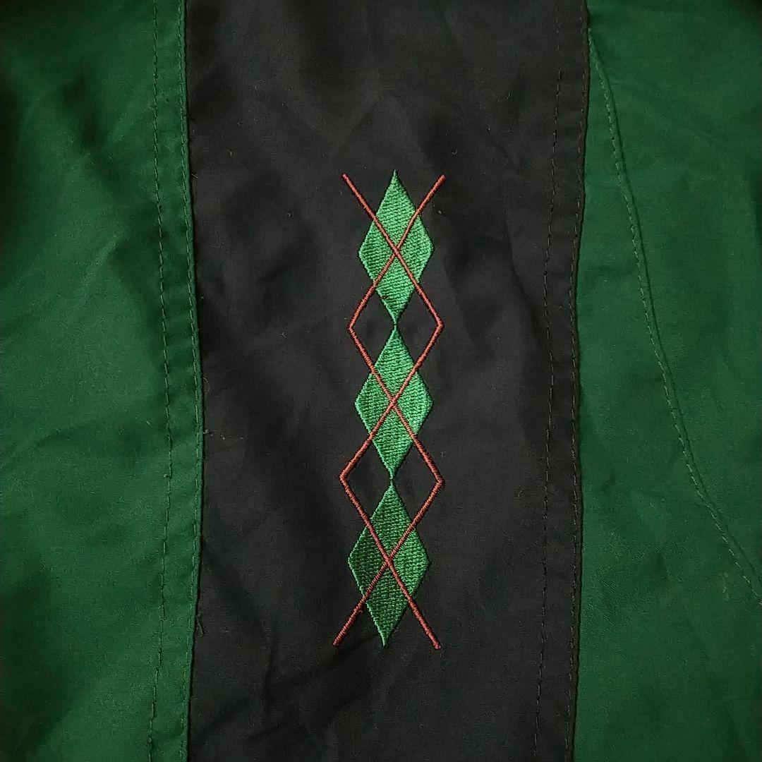 好配色☆ワンポイント刺繍 アーガイル柄 バイカラー ゴアテックス ジャケット