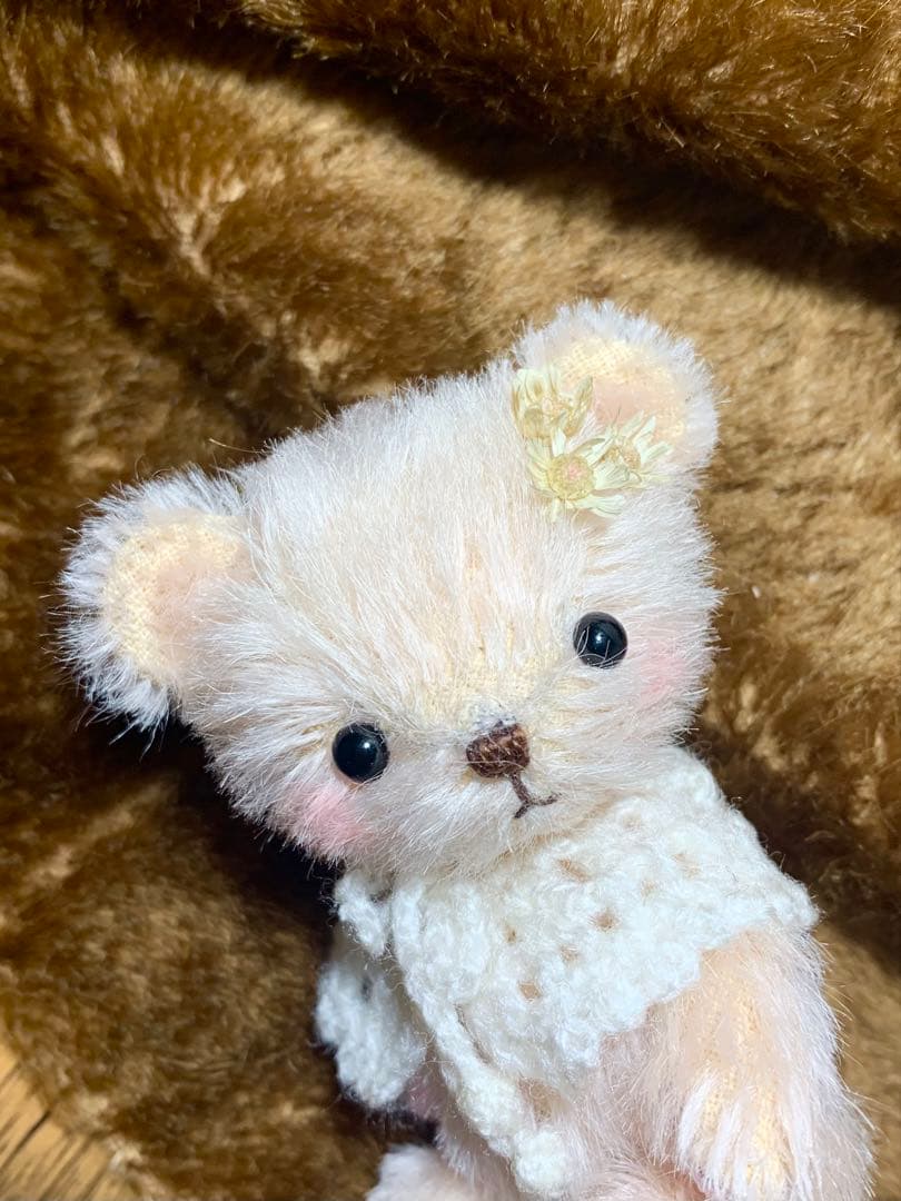 テディベア くまちゃん 可愛い仔 サーモンピンク ai.house