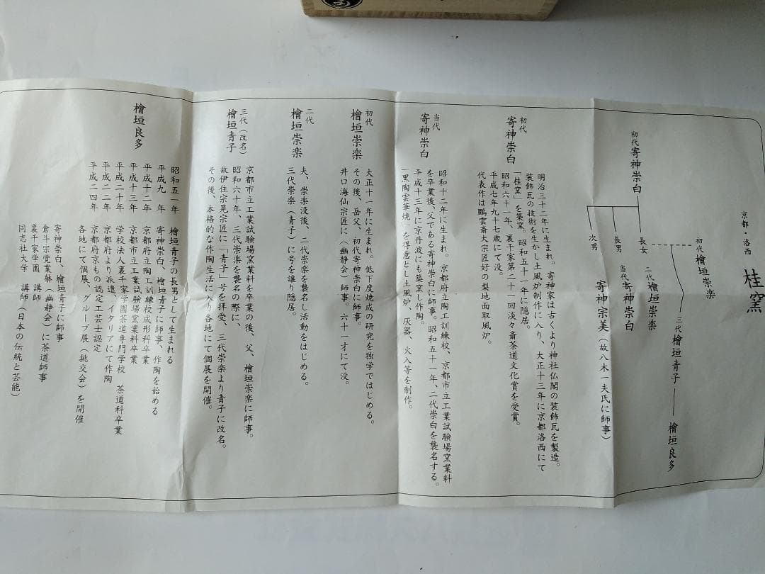 茶道具 香炉釉 瓢形火入 桂窯 檜垣良多 造 共布 共箱 栞 火入 茶器 新品
