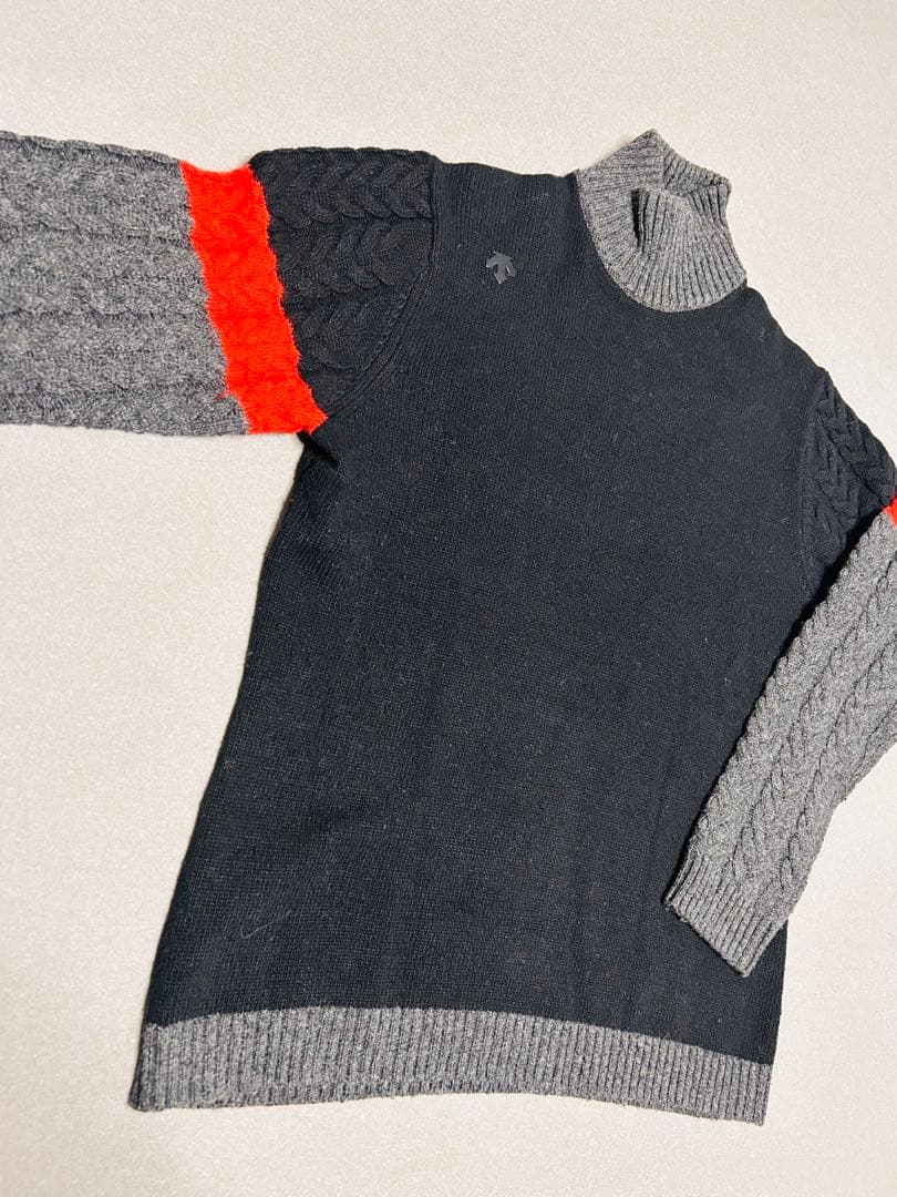 DESCENTE GOLF デサントゴルフウェア ハイネック ニットセーター　S