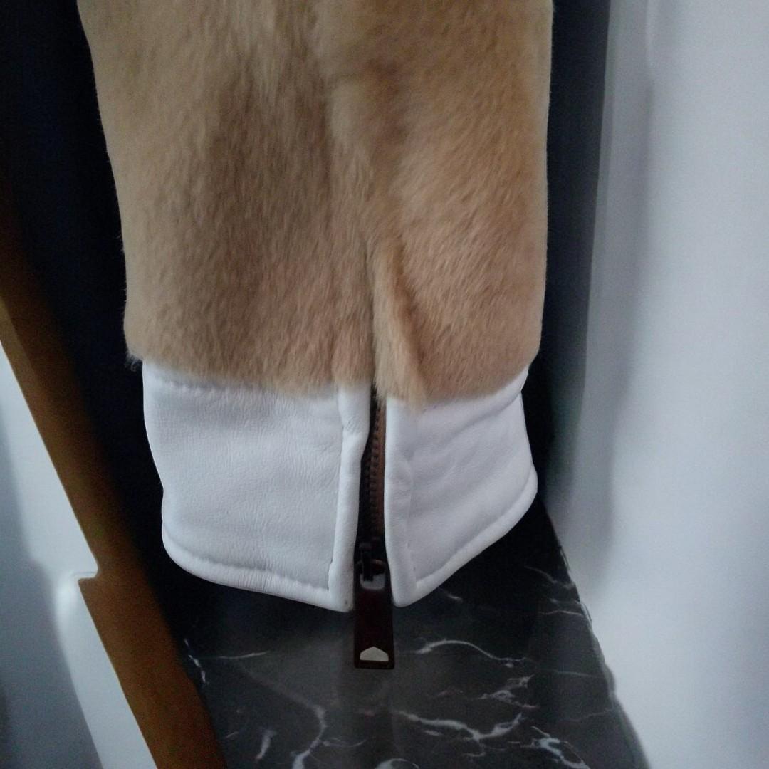 【美品】D&G ドルチェ＆ガッバーナ レザージャケット　ライダース ホワイト