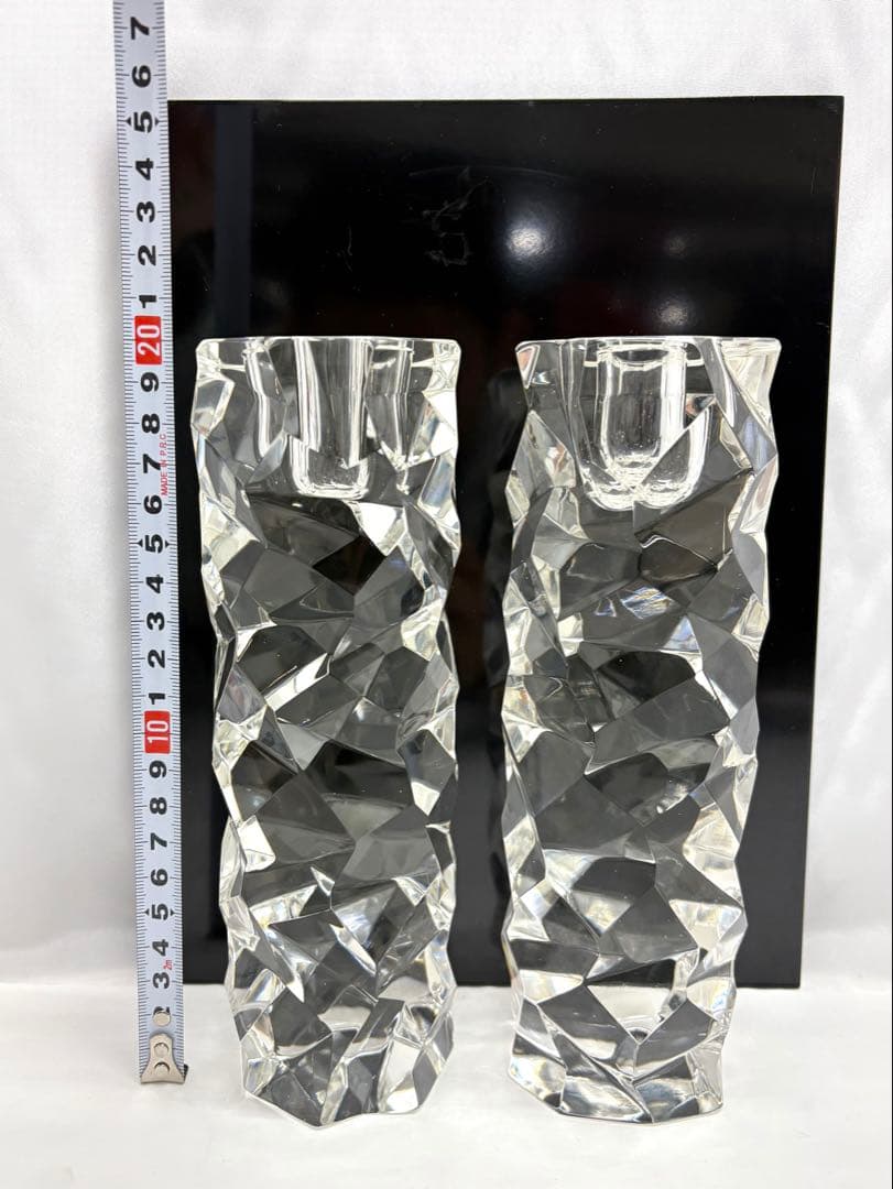 ○*様 TIFFANY&Co. クリスタル キャンドルスタンド ペア