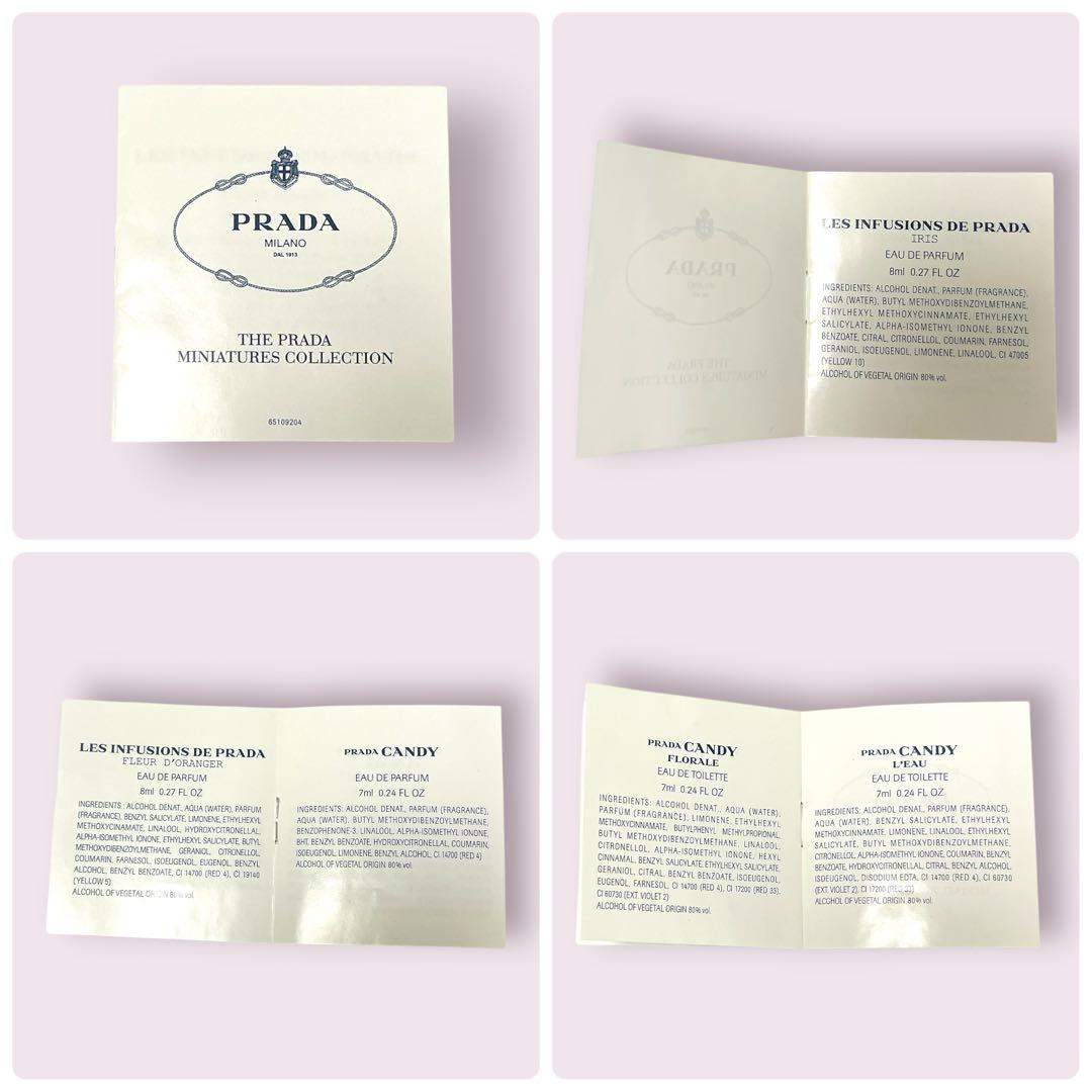 【未使用】PRADA ミニ香水セット ミニチュアコレクション 5本セット