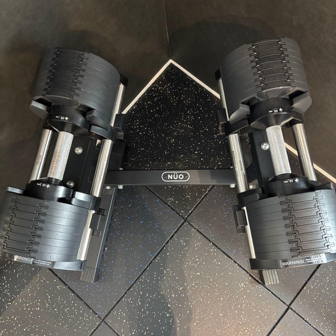 フレックスベルダンベル 32kg×2 スタンドセット①