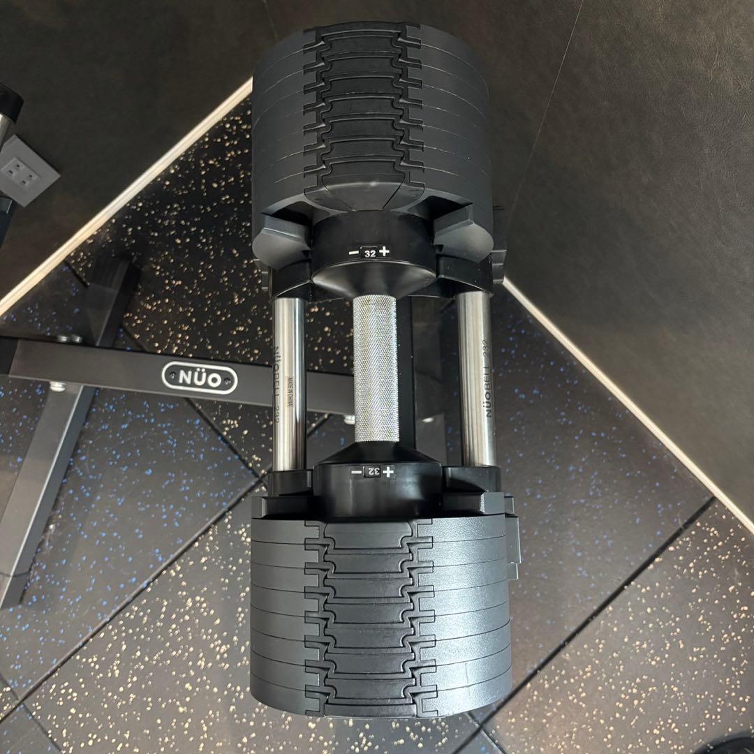 フレックスベルダンベル 32kg×2 スタンドセット①