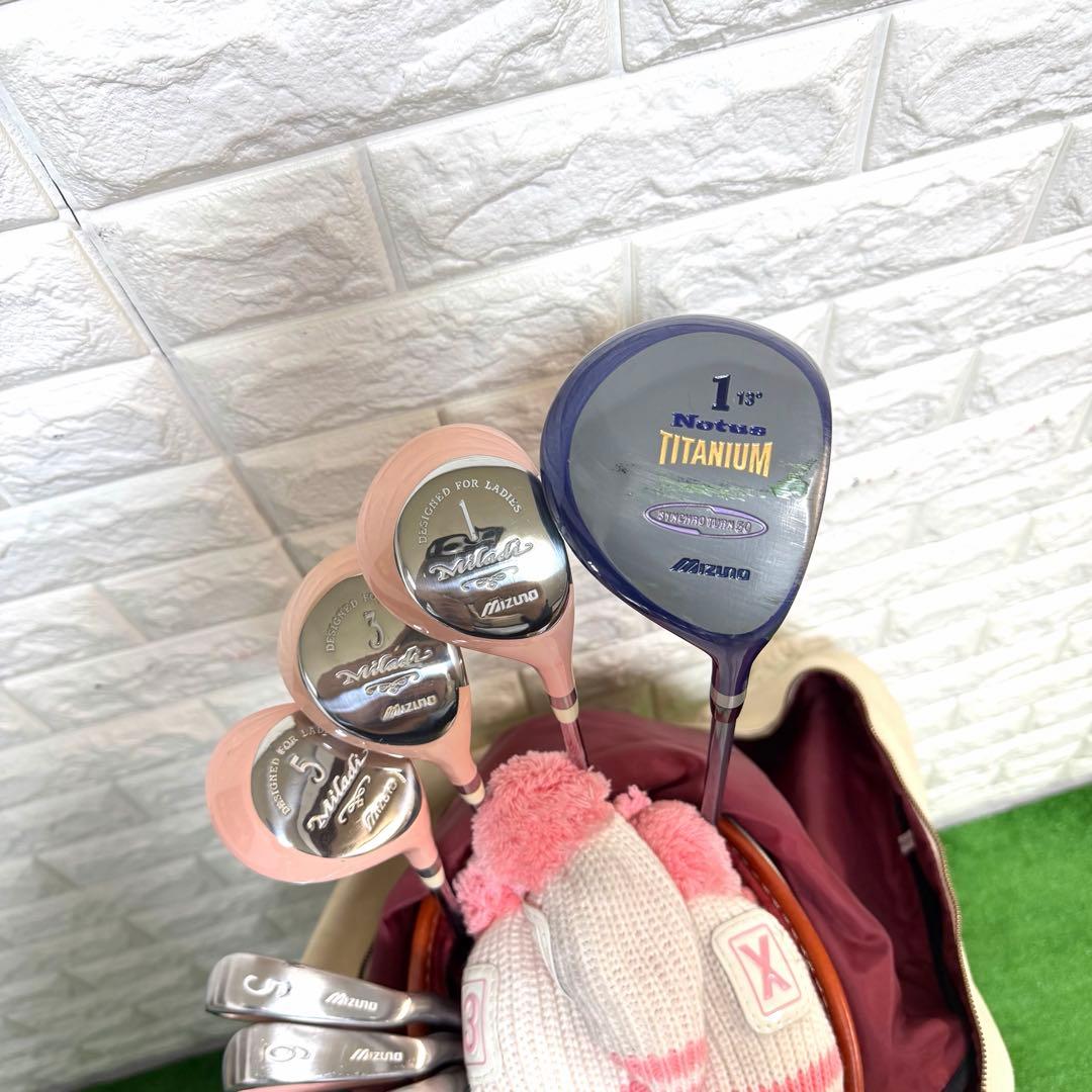 ゴルフセット　初心者応援　Mizuno レディース　ドライバー2本　右打ち