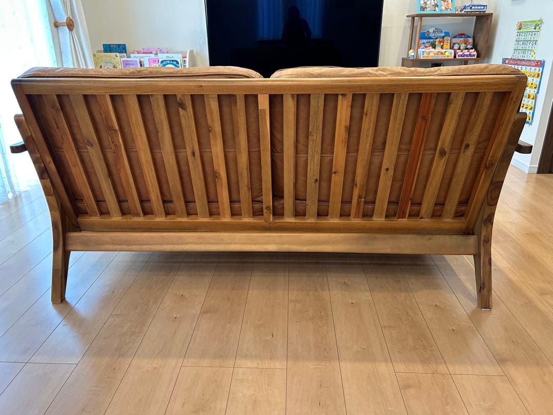 wtw ソファ TISMO 本革 レザー ダブルティー