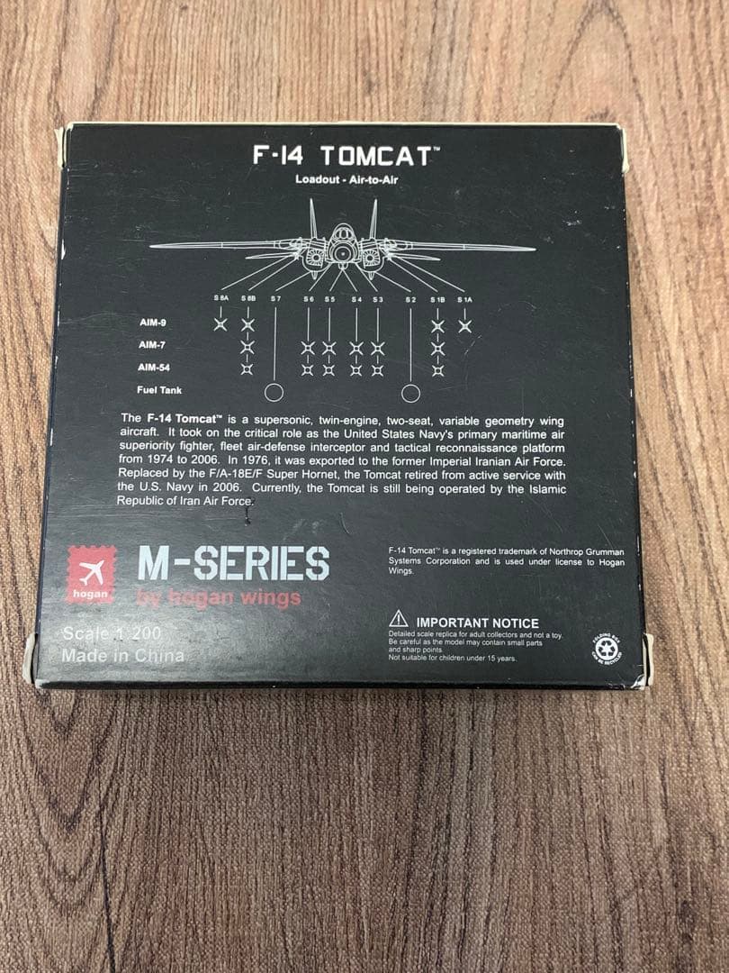 1/200 ホーガンウイングス　F-14A VX-4 ブラックバニー