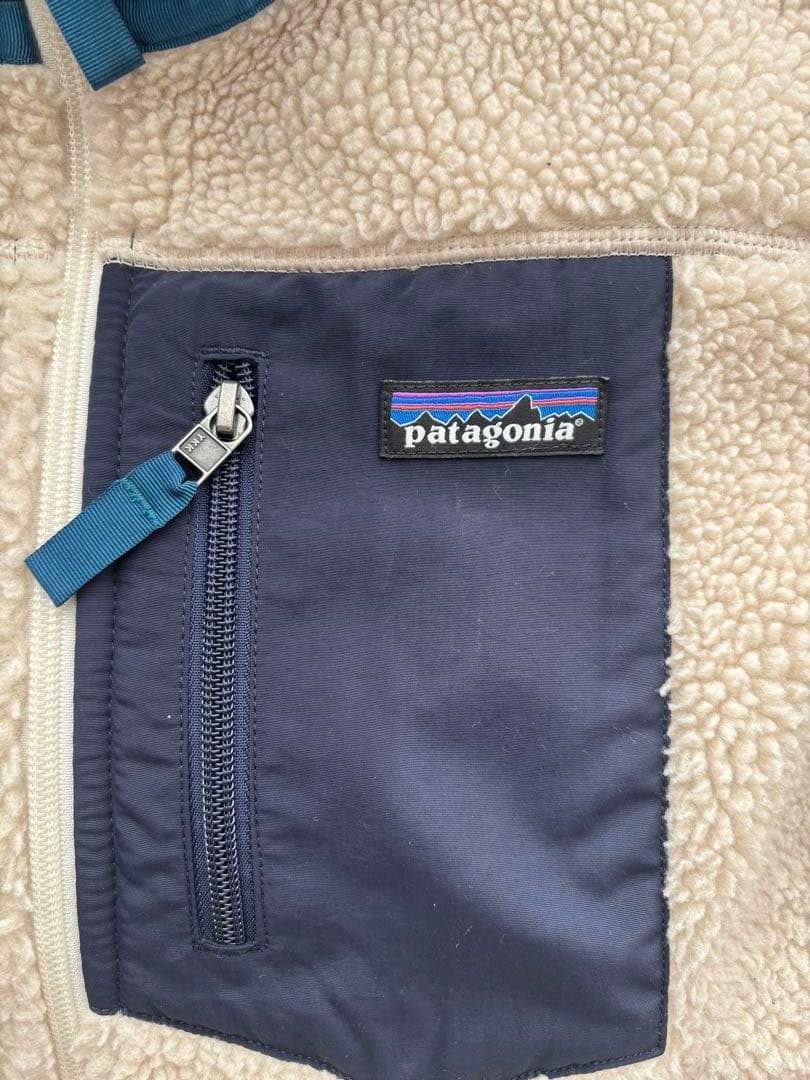 【美品】patagonia パタゴニア ボア フリース ベスト レトロX
