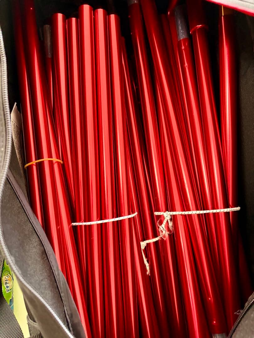 スノーピーク リビングシェルロングPro. レッドフレームセット PG-282