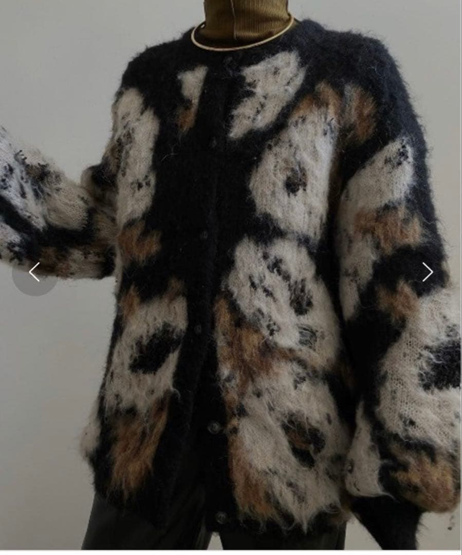 yuu　AMERI VERONICA JACQUARD KNIT