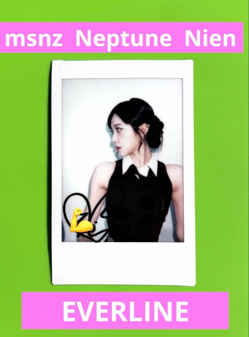 tripleS msnz Nien EVERLINE 直筆 サイン チェキ