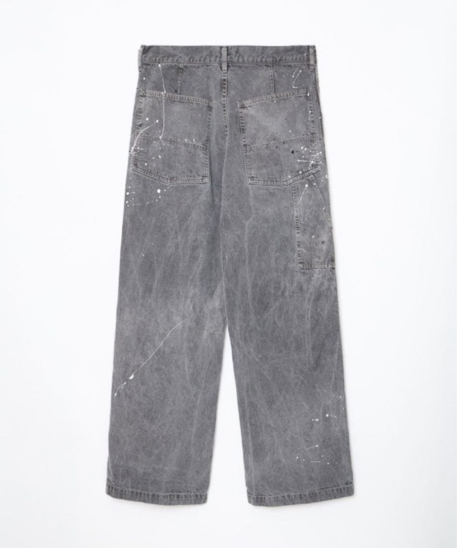 ensou. SPLASH PAINTER JEANS デニムパンツ 柿の葉