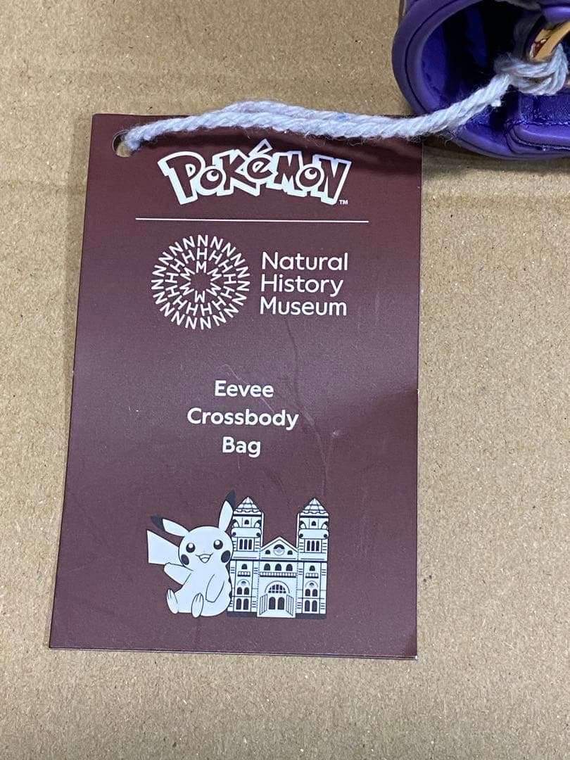 ポケモン ロンドン自然史博物館　イーブイ　クロスボディバッグ
