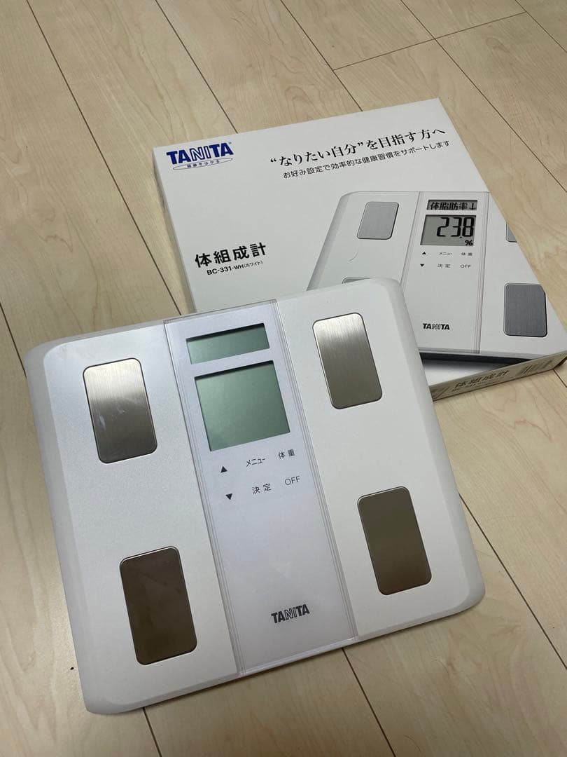 【タニタ】 体組成計 体重計 ホワイト