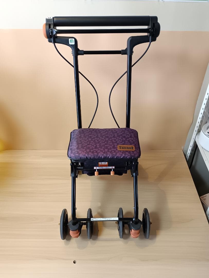 幸和製作所　Tacaof　シルバーカー　RUS04　テイコブ　花柄　手押し　介護