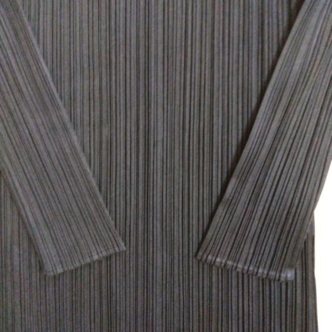 プリーツプリーズハイネックトップス