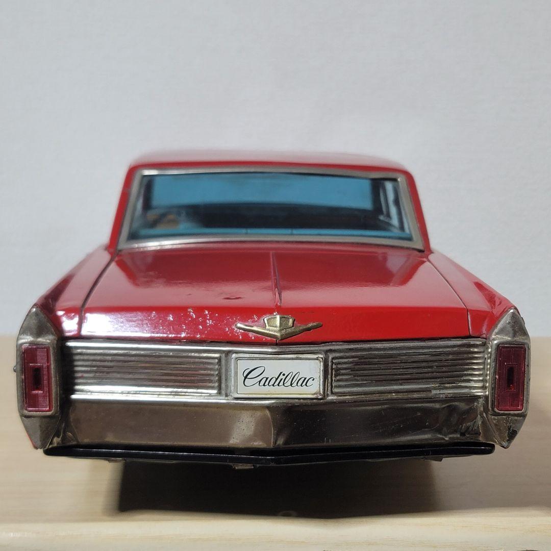 野村トーイ ブリキ キャデラック赤 65cm