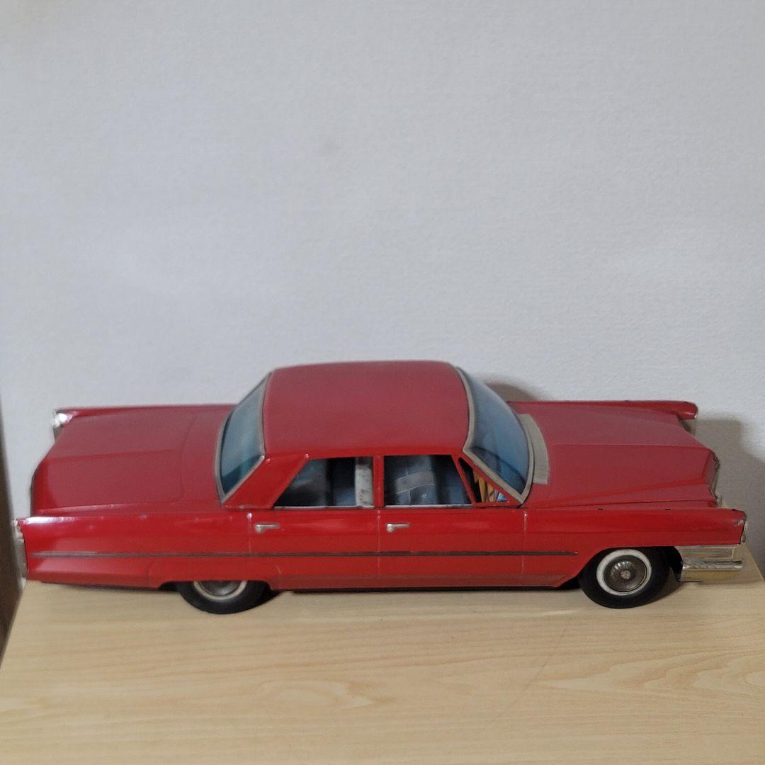 野村トーイ ブリキ キャデラック赤 65cm