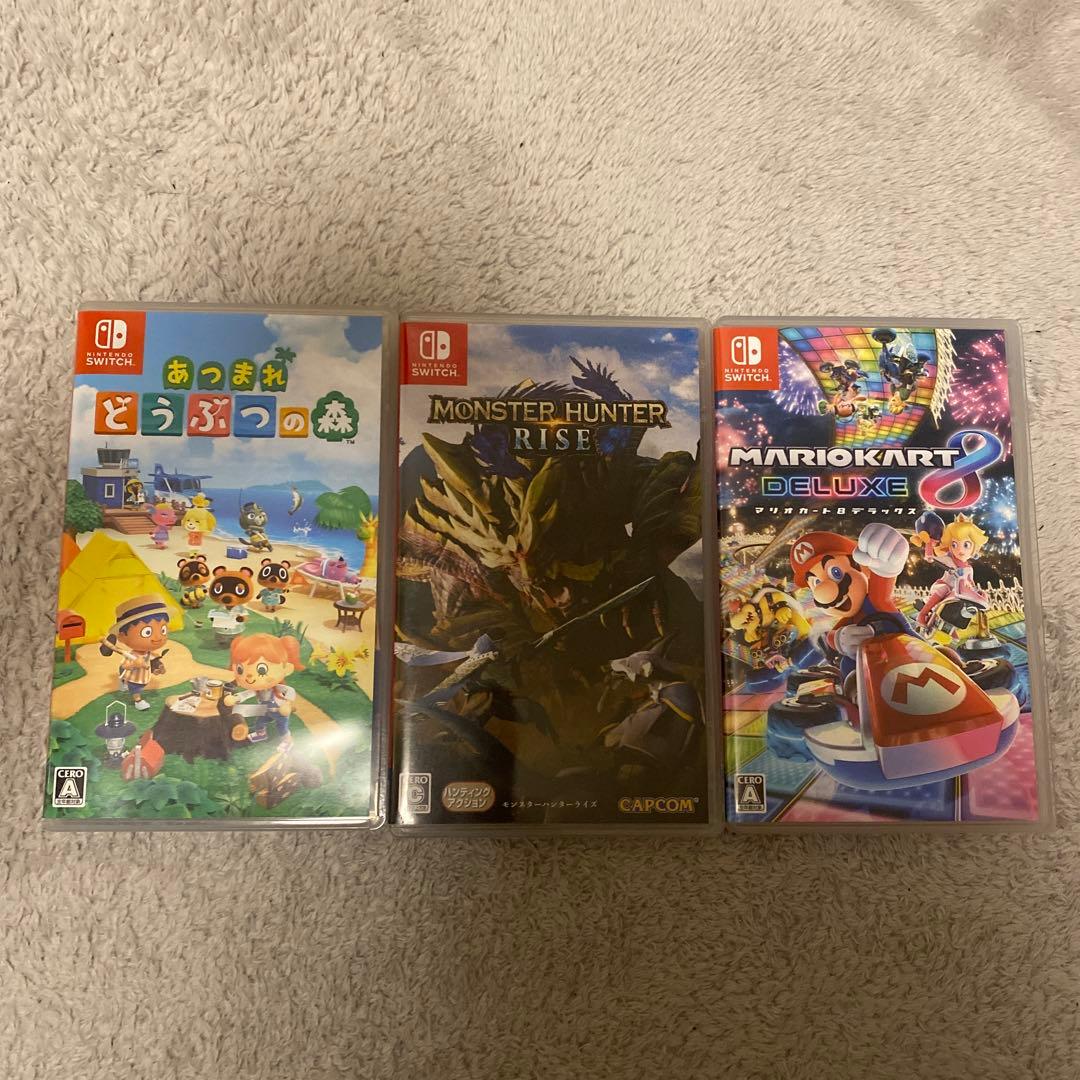 あつまれどうぶつの森　マリオカート8 モンスターハンターライズ セット