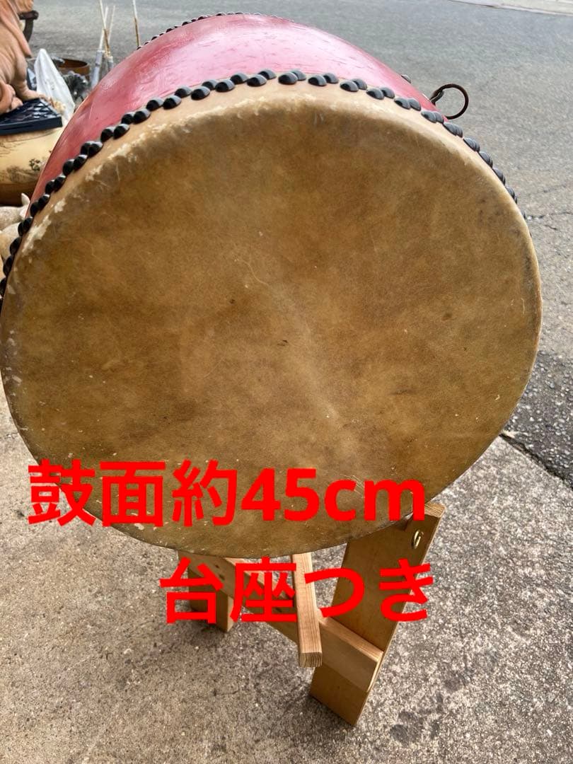 太鼓　台座つき　和太鼓 和太鼓 打楽器 和楽器　④