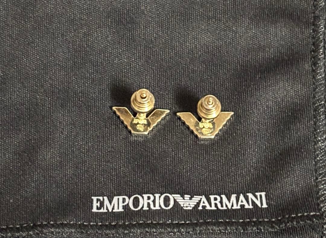 ★エンポリオアルマーニ★イーグルロゴ★スタッドピアス★