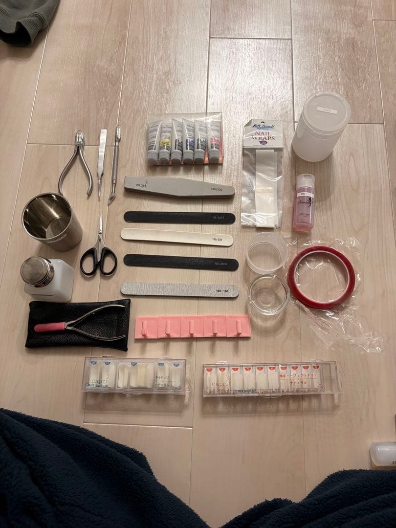 ネイル検定3級対応　美容学生教材　ネイルフルセット