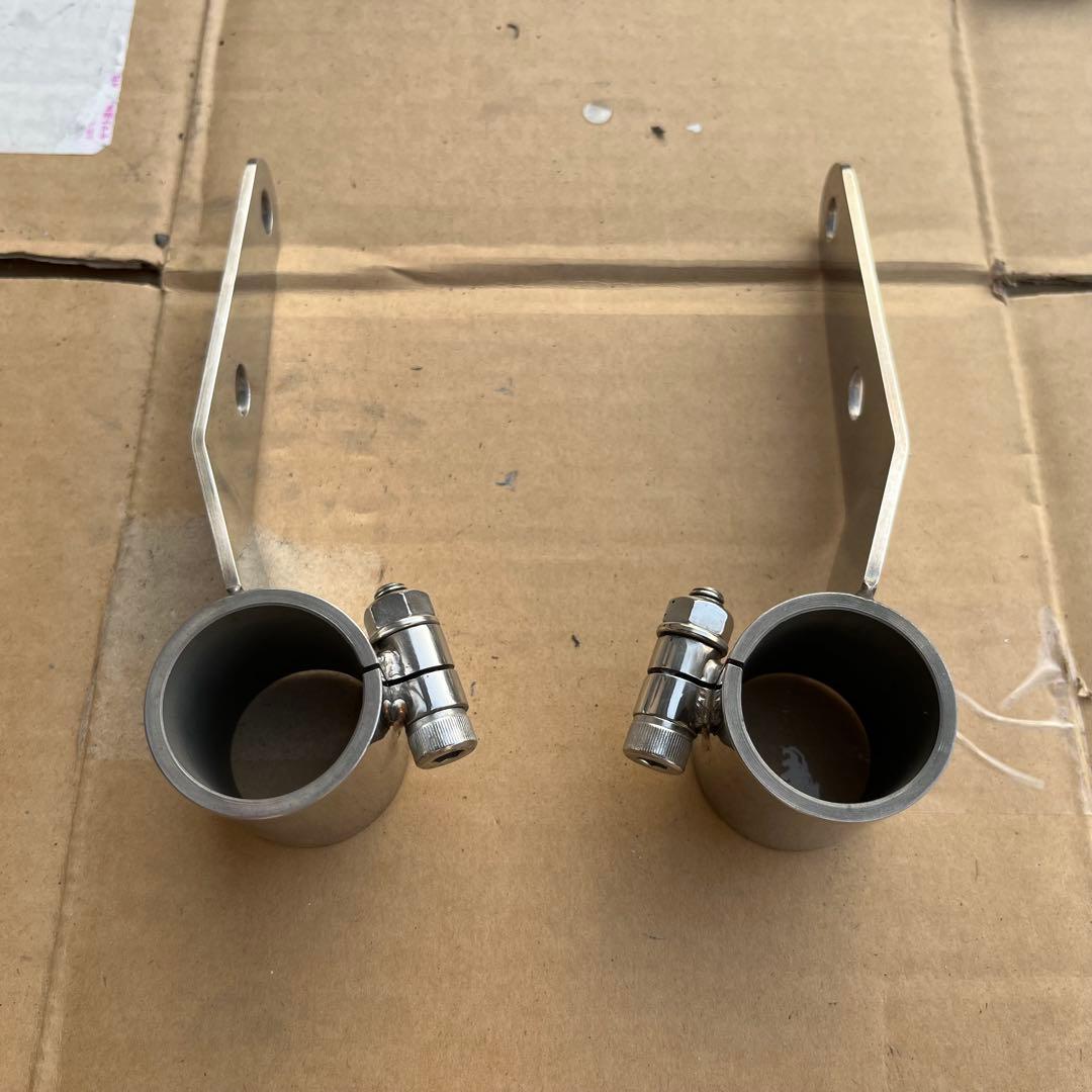 SR400 チャックボックス ヘッドライトステー