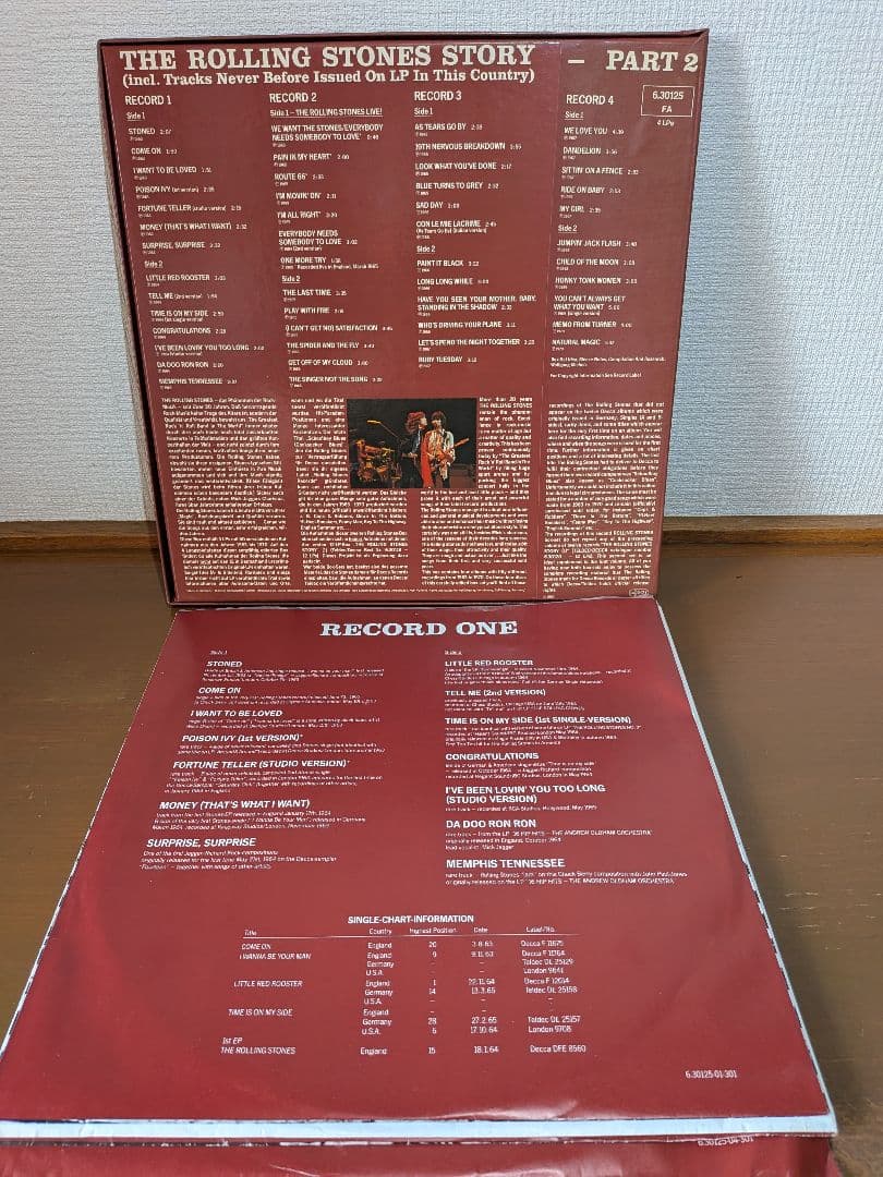 【ドイツ盤】ローリング・ストーンズ Story - Part 2　4枚組