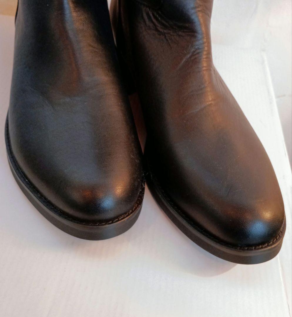 専用　美品　マーガレットハウエル ロングブーツ レザー ブラック