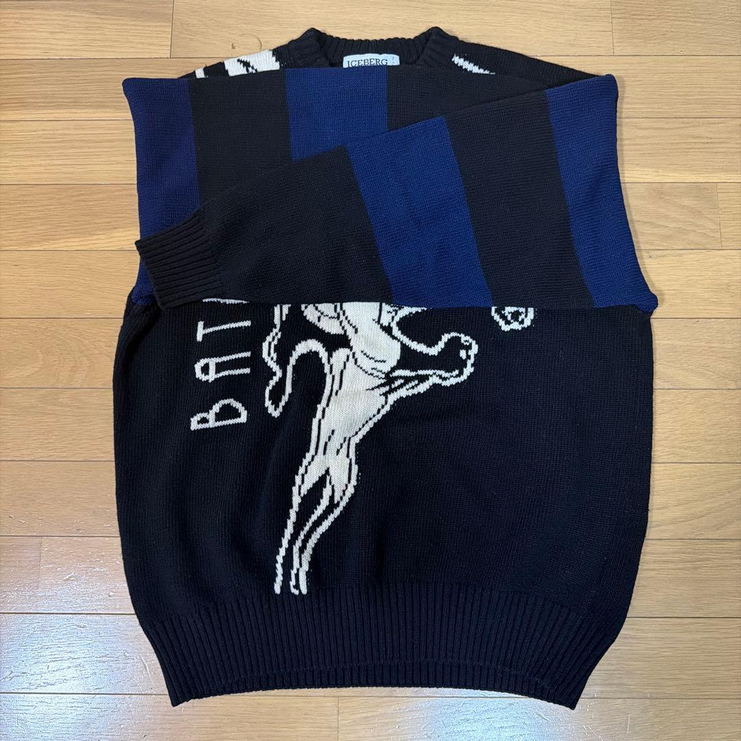 ICEBERG バットマンバージンウールセーターイタリア製