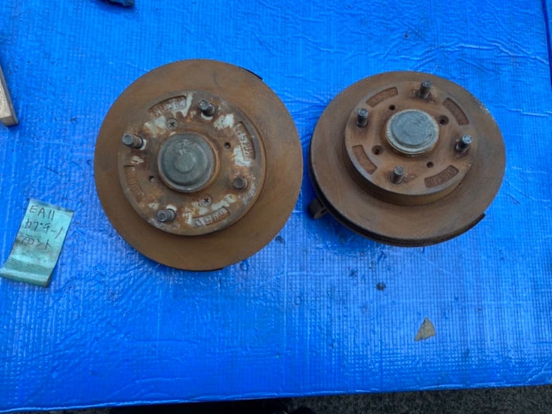 スズキ　カプチーノ　EA11R フロントナックルアームセット