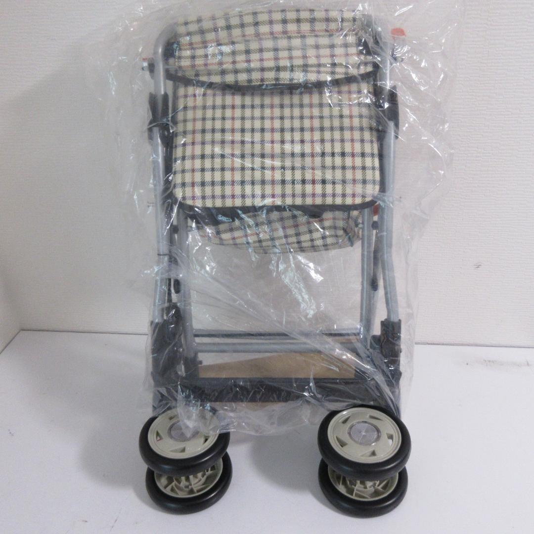 0121W【未使用品】はぴねすくらぶ スリム収納セーフティカート