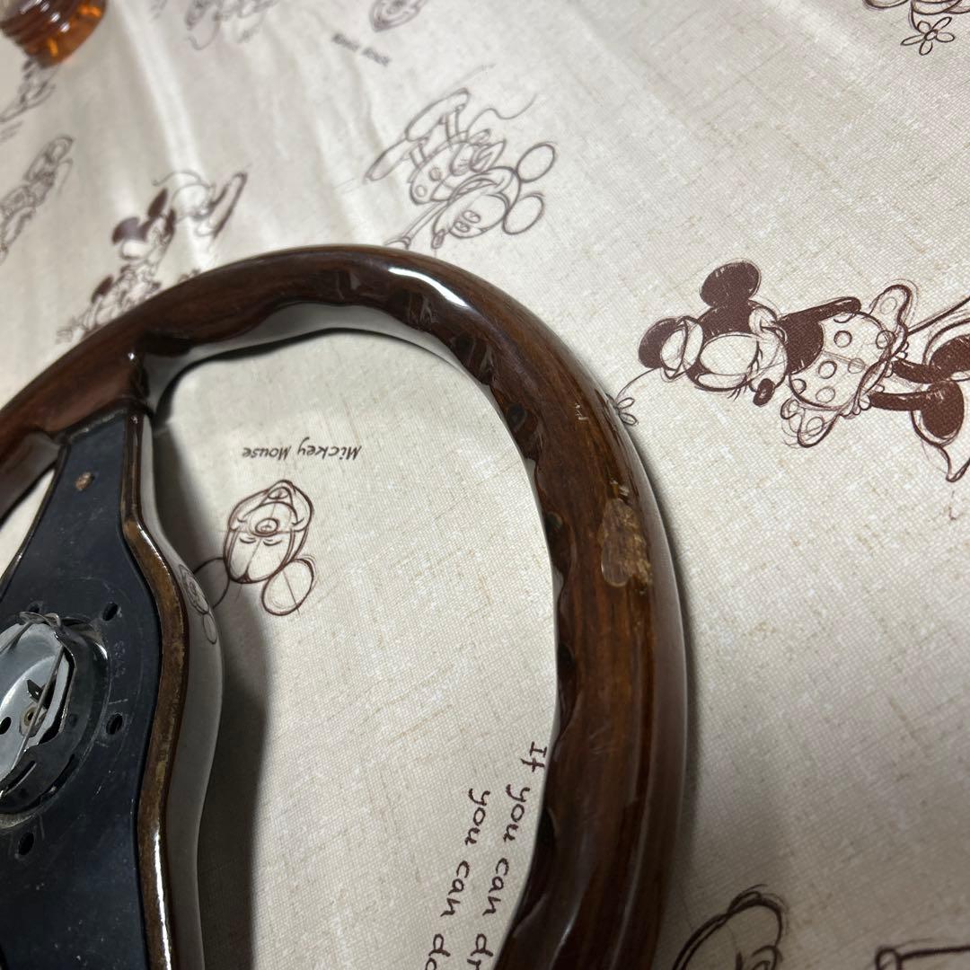 ナルディー　ウッド製 3スポーク ステアリング 本体