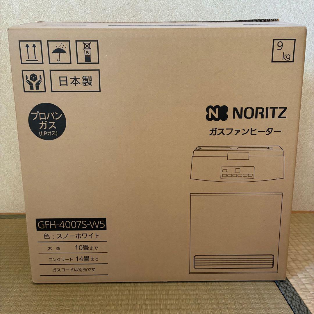 NORITZ ガスファンヒーター プロパンガス GFH-4007S-W5