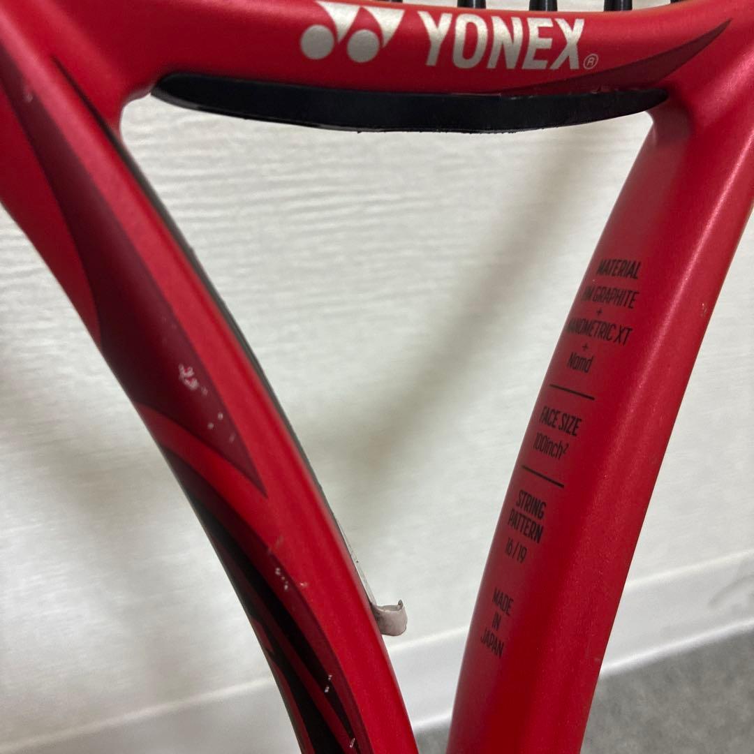 YONEX ヨネックス VCORE 100 硬式 テニスラケット 赤