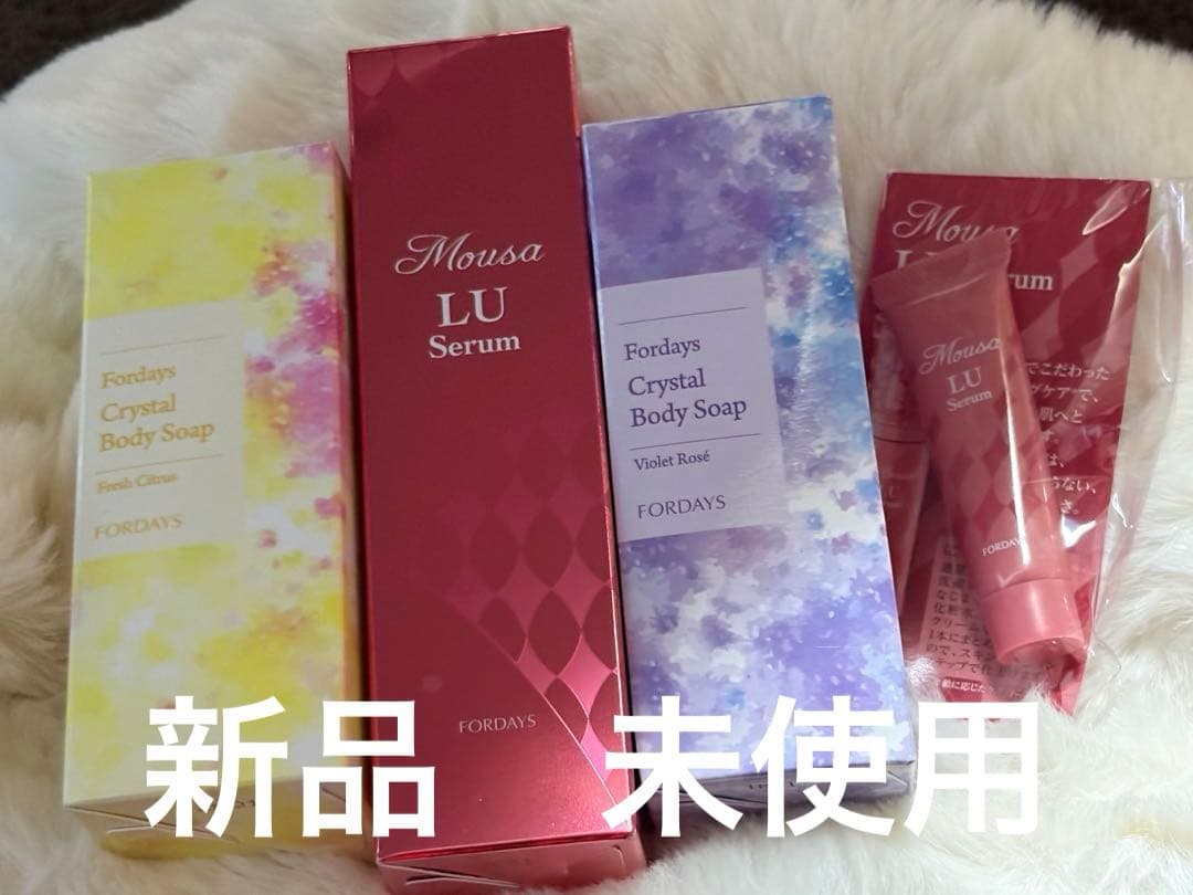 フォーデイズ 　ムーサLU セラム50g & クリスタルボディソープ