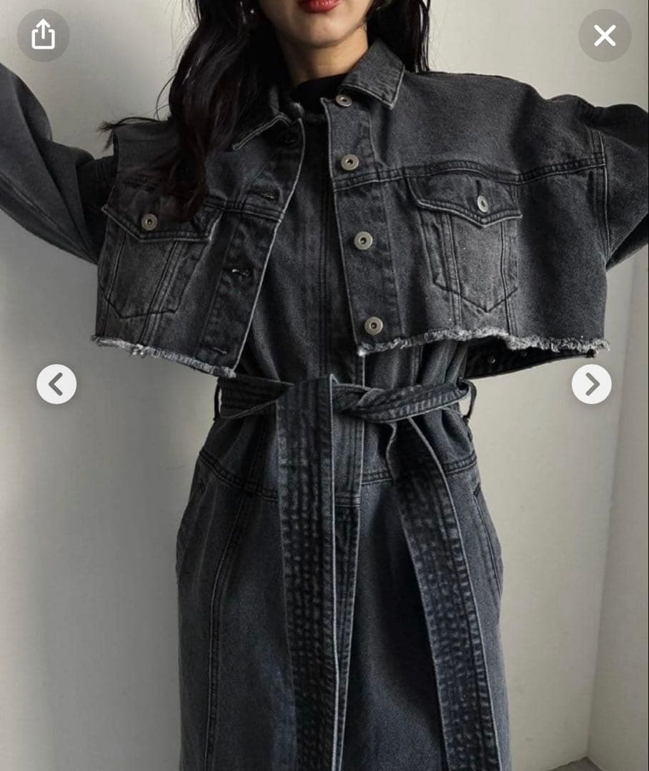 新品★ MANY WAY VERSATILE DENIM COAT