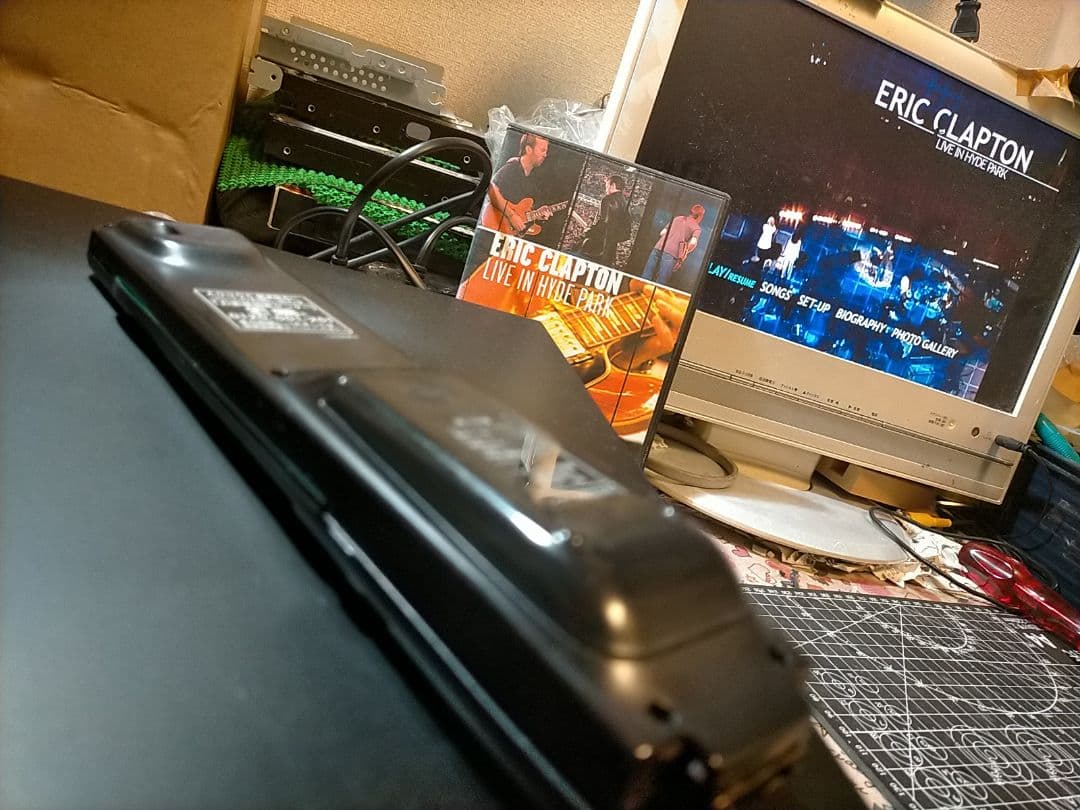 シャープHDD/DVD/VHS一体型「BD-HDV22」リモコン+HDMI付