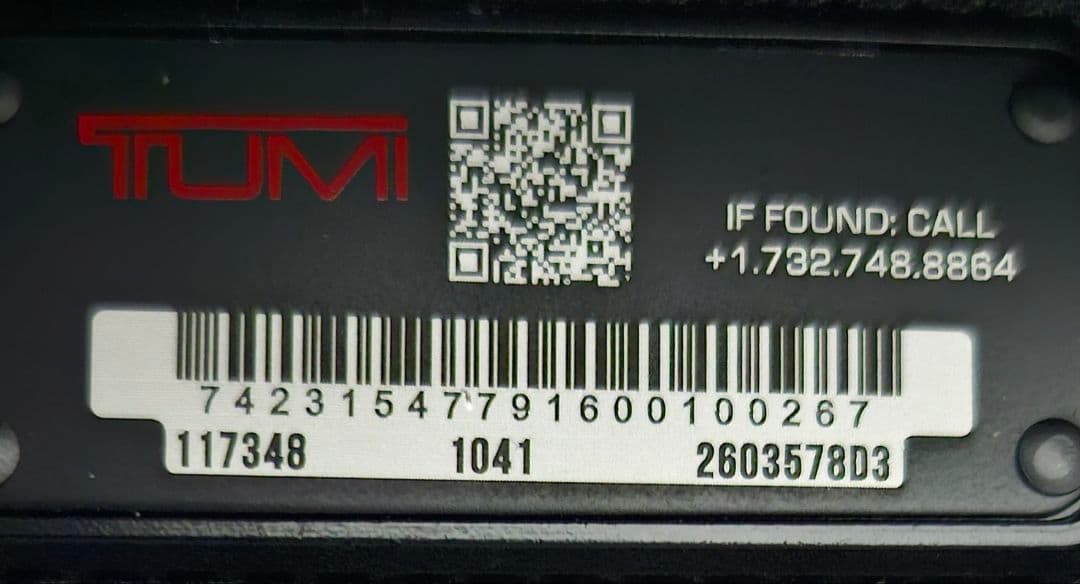 【新品 未使用 タグ付き】TUMI バックパック 公式 正規品 Alpha3